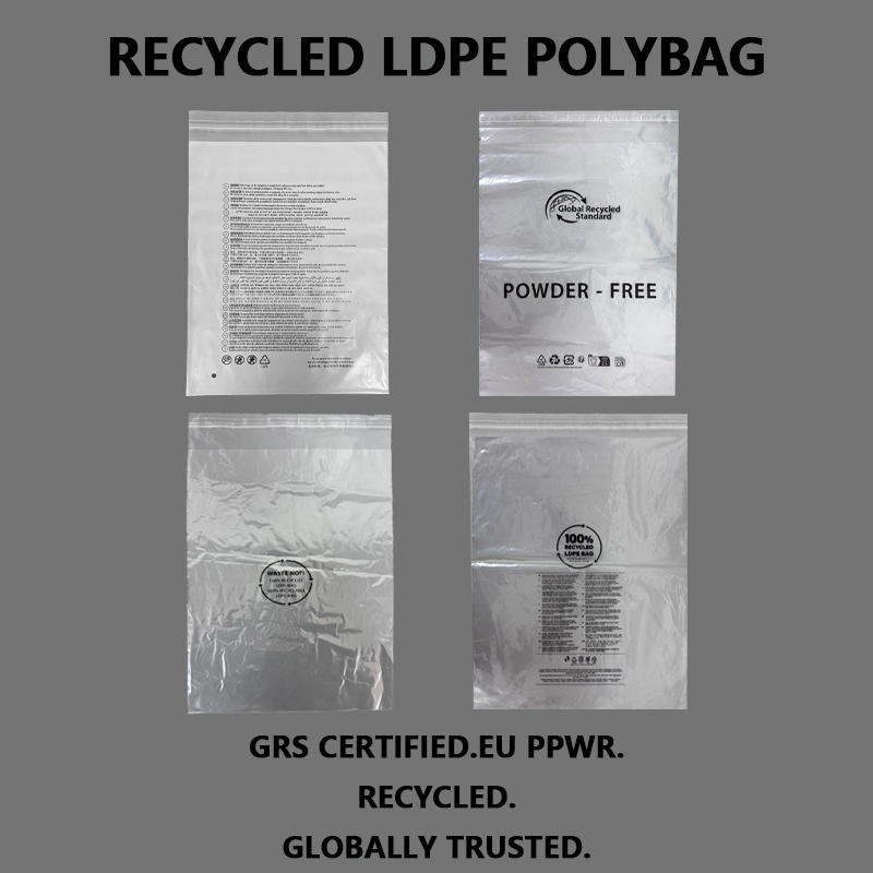 Zeal X ले दिगो पोशाक र खुद्रा प्याकेजिङको लागि GRS प्रमाणित पुनर्नवीनीकरण LDPE पोलीब्याग लन्च गर्‍यो