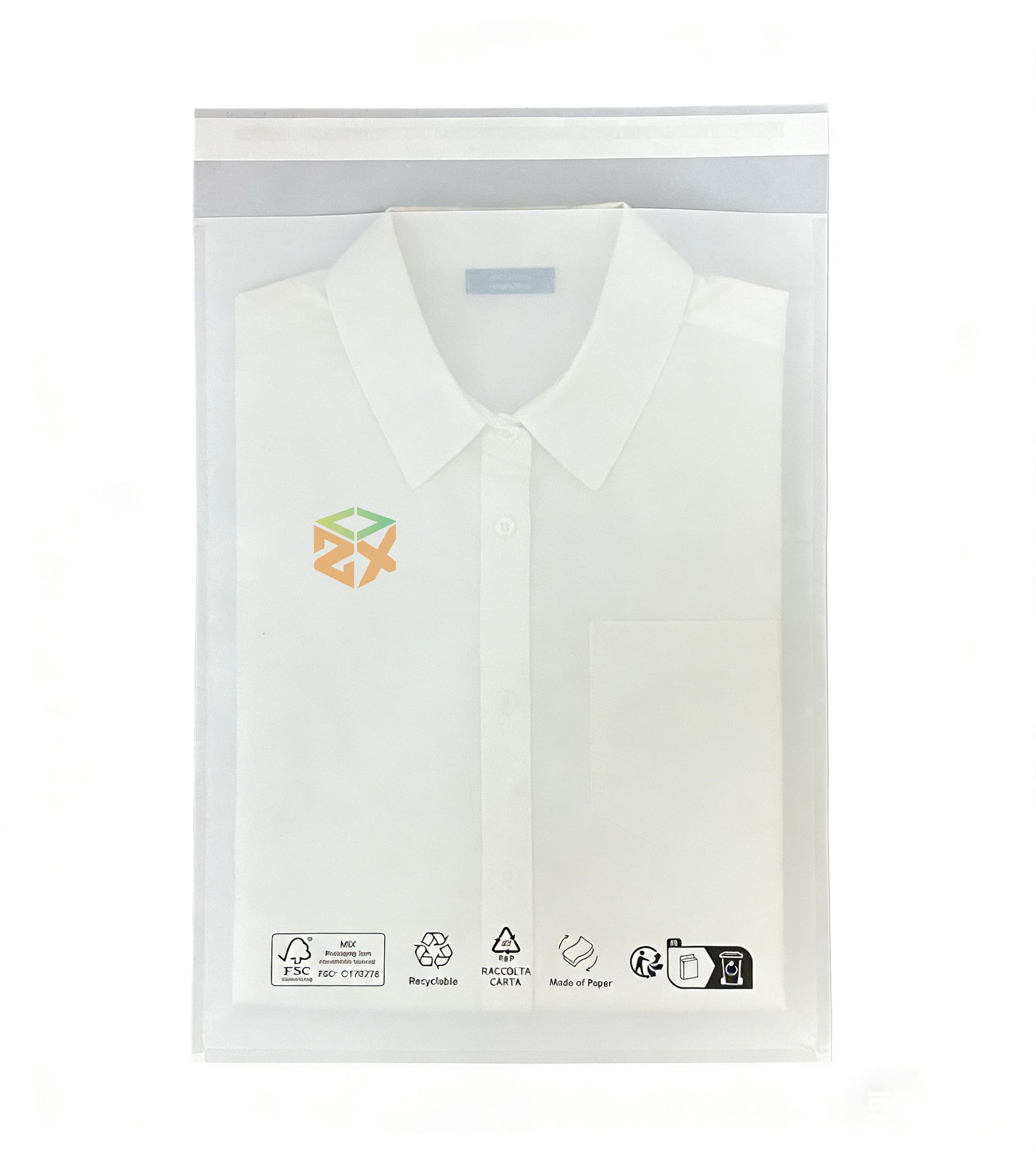 अनुकूलन इको-मैत्री ग्लासाइन पेपर झोला