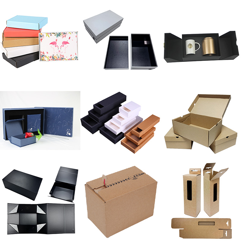 अनुकूलित पुनर्नवीनीकरण कागज बक्स